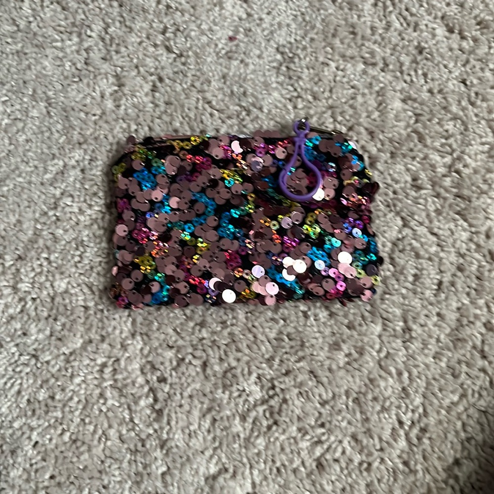 FREE BUNDLE add-on Sequin coin purse 👛 small with clip 👍